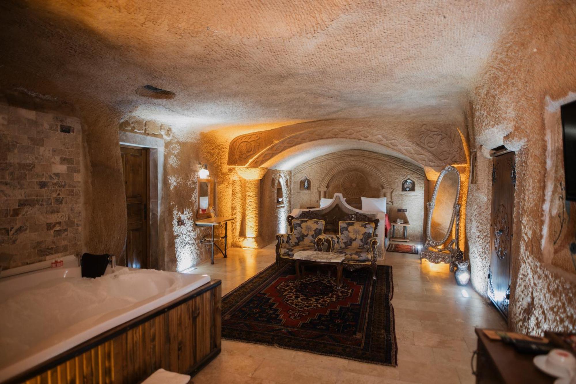 גורמה Cappadocia Cave Lodge מראה חיצוני תמונה
